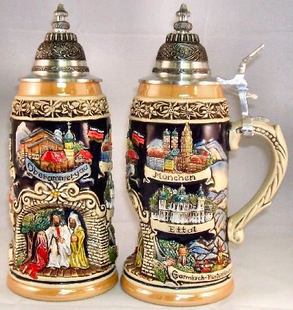 2010 Oberammergau Passion Play LE German Beer Stein